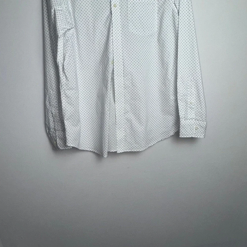 Banana Republic Mens Standard Fit Stretch‎ Soft Wash Button Down Shirt Medium